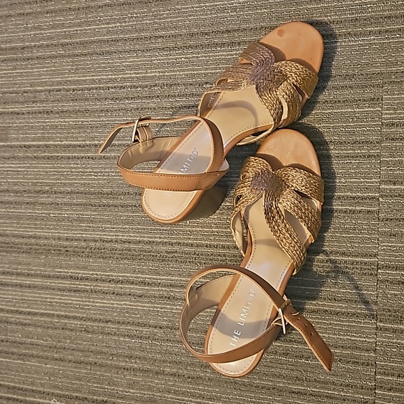 The Limited Shoes - The Limited Franny Woven heeled sandals